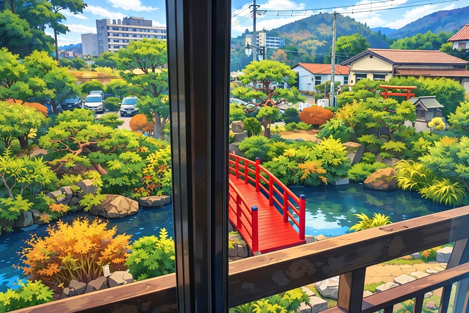 個室「貸し部屋」のご案内「２階からの風景でととのう」