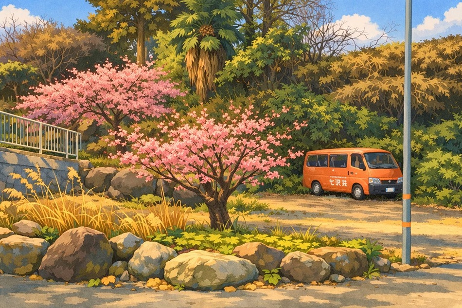 春を感じる風景になってきました・・・七沢付近は自然がいっぱい