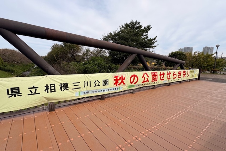 みっきー散歩㊼　 秋のお出かけにぴったり！10/17（土）「相模三川公園 秋のせせらぎまつり」へ行こう♪